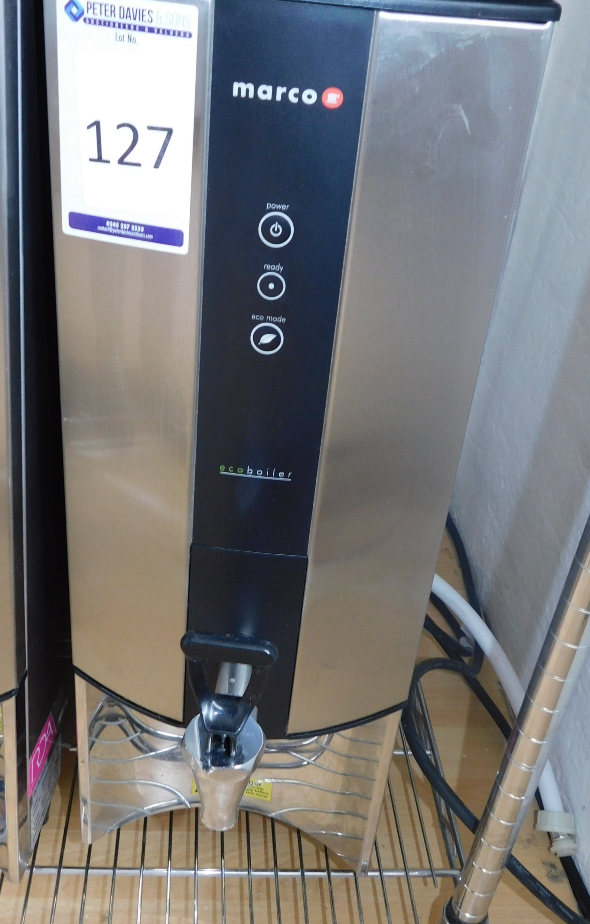 Marco Eco Boiler T10 Hot Water Dispenser, Serial Number 06155075