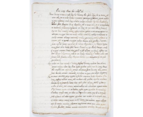 Malta [Melite].- Archive of legal papers, including contracts, property, inheritance etc., with many references to many notab