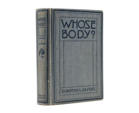 Sayers (Dorothy L.) Whose Body?, first edition, original cloth, slight bumping to corners and spine extremities, a few faint 