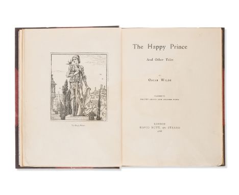 Wilde (Oscar) The Happy Prince and other tales, first edition, half-title, frontispiece and 2 plates by Walter Crane, head-pi