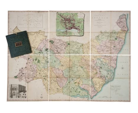 Hodskinson (Joseph) The County of Suffolk..., Surveyed by Joseph Hodskinson of Arundel Street, Strand, Engraved and Published