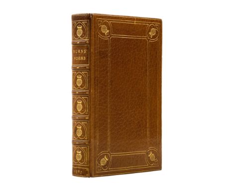 Burns (Robert) Poems, chiefly in the Scottish dialect, third [first London] edition, half-title, stipple-engraved portrait fr