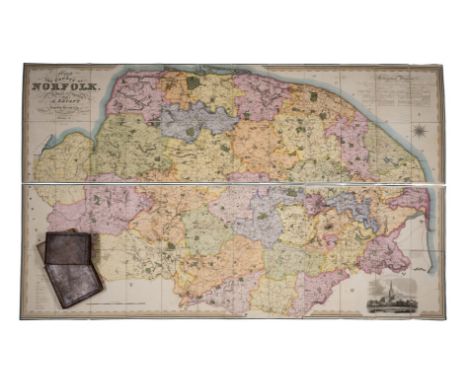 Bryant (Andrew) Map of the County of Norfolk from Actual Survey by A.Bryant in the Years 1824, 1825 and 1826, Respectfully de