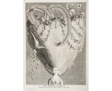 Darly (Mary) Darly's Comic-Prints of Characters, Caricatures, Macaronies &amp;c., engraved portrait frontispiece of Matthew D