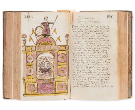 Netherlands.- [Volume of essays on the history, religion and life in the Netherlands], manuscript in Latin, Dutch and French,