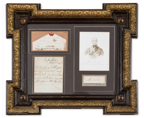 Wellington (Arthur Wellesley, first Duke of, army officer and prime minister, 1769-1852) Ephemera relating to the Duke of Wel