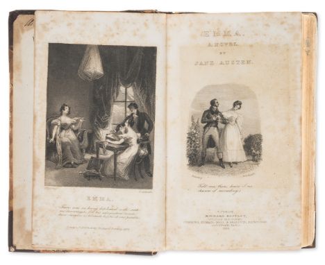 Austen (Jane) Emma, 'Standard Novels' series, first Bentley edition, half-title, engraved frontispiece and vignette title, sm