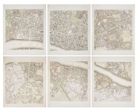 London.- Horwood (Richard) Plan of the Cities of London and Westminster the Borough of Southwark and Parts adjoining Shewing 