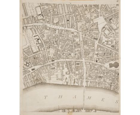 London.- Horwood (Richard) Plan of the Cities of London and Westminster the Borough of Southwark and Parts adjoining Shewing 