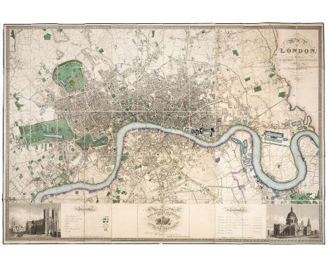 Greenwood (C. &amp; J.) Map of London made from an Actual Survey in the Years 1824, 1825 &amp; 1826..., first edition, large 