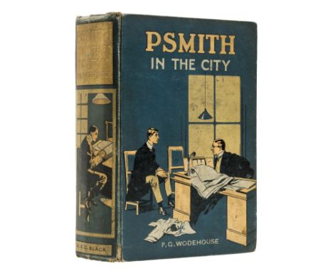 Wodehouse (P.G.) Psmith in the City, first edition, first issue with 2pp. of advertisements only, signed by the author on pas