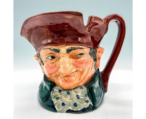 Brown hat, dark green coat, blue polka-dot bow tie.Royal Doulton backstamp. Artist: Charles J. NokeIssued: 1934 - 1983Dimensi