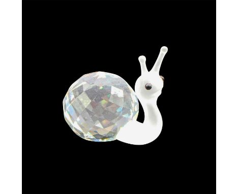Part of Summer Meadows collection. Faceted, round body with frosted neck, antennae and tail. Black button eyes. Swarovski bac