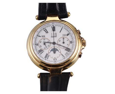  Metal : 18k Yellow Gold   Designer  : Alfred Dunhill  Movement  : Automatic Cal. 410    Measurements  : 39mm case diameter x