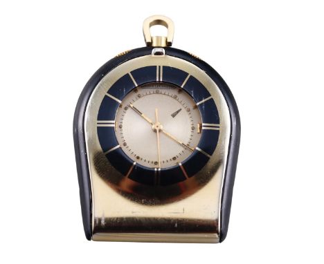  Metal : Gold Plated   Designer  : Jaeger LeCoultre  Movement  : Manual   Measurements  : 37mm x 52mm including bail   Refere