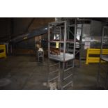 Stainless Steel Stair/Platform, 40 in. Height
