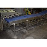 Conveyor - Indexer, 9 ft. Length x 25 in. Wide Belt, Motorized SS Frame