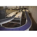 Motorized Conveyor System Consisting of Approx. 65 ft. Split Line Conveyor/ (12) Drive Motors,