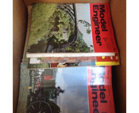 BOX OF MODEL ENGINEERING MAGAZINES