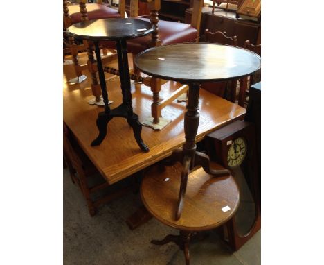 3 TRIPOD TABLES