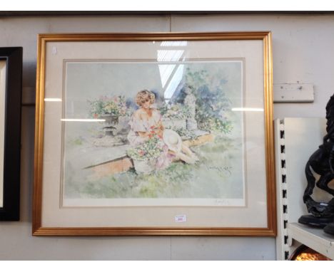 Cynda KING SIGNED PRINT. 53CM X 5CM    R