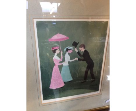 HELEN BRADLEY SIGNED PRINT 32CM X 25CM      R