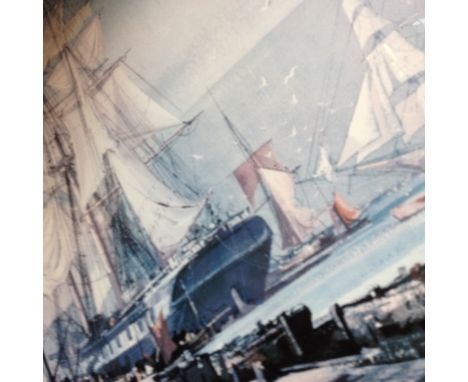 SAILING SHIPS PRINT. H50CM     R