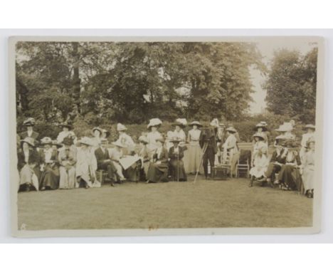 Suffragette A.N.W.S.P.U. meeting at Wimbledon R/P &nbsp;  (1)
