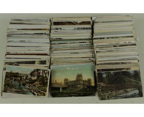 British topo vintage range of postcards in shoebox  (100's)