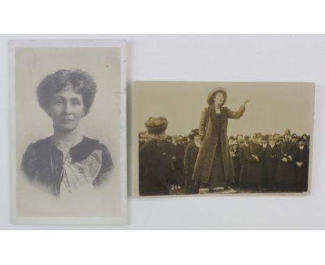 Suffragette, Emmeline &amp; Crystabel Pankhurst R/P &nbsp;  (2)