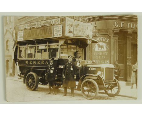Motor Bus, no.14 Putney Common / Hornsey Rise R/P &nbsp;  (1)