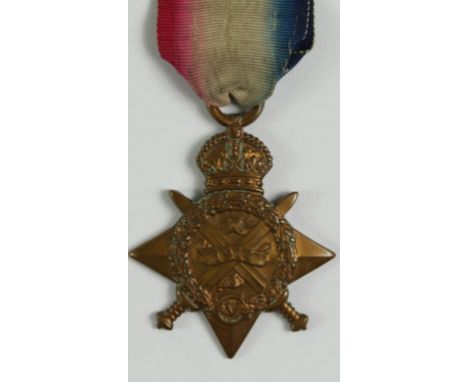 1914 Star to 396102 Sapr L R Williams RE. Served with 1/Seige Co RE, entitled to the Clasp &amp; Rosette.   (1)