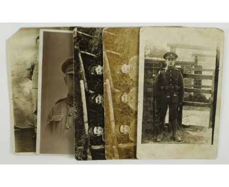 DCM Photographs relating to 240262 L/Cpl H. Gorse (Bolton) 1/5th Bn. L.N. Lancs R. T.F. Photos as follows: 1) Gorse standing 