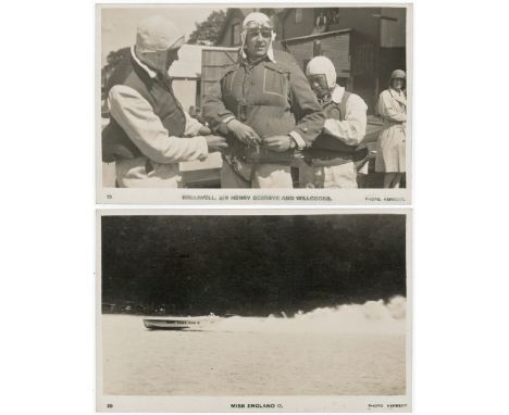 World Water Speed Record, Sir Henry Seagrave's third &amp; fatal attempt in Miss England II, 13th June 1930, boat &amp; crew 