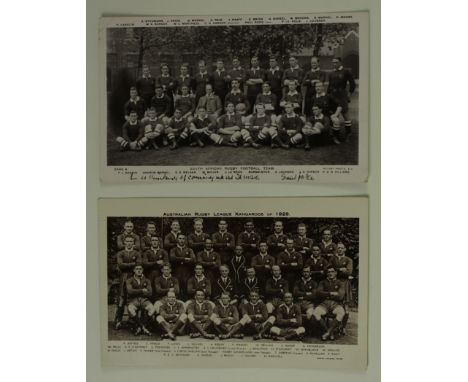 Rugby Football, Australia 1929 &amp; South African teams R/P &nbsp;  (2)