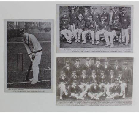 Cricket, Australian Team 1926, Warner's XI 1904 &amp; H K Foster &nbsp;  (3)