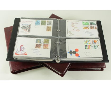 GB 1948-95 commemorative &amp; definitive FDCs housed in Royal Mail First Day Cover albums (4 albums)