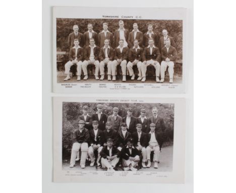 Cricket, Yorkshire County teams R/P's &nbsp;  (2)