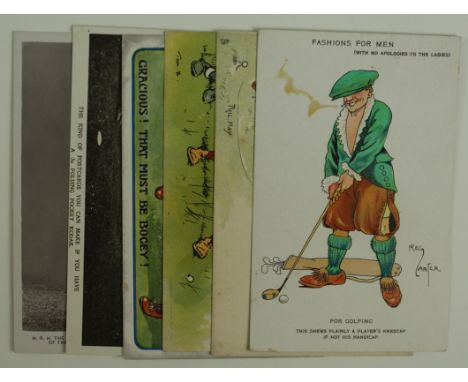 Golf, small selection including R/P's &amp; comic &nbsp;  (6)
