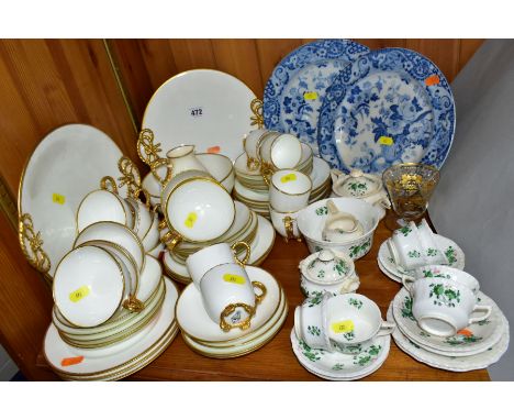 A VICTORIAN PART TEA SERVICE REGISTERED DESIGN MARK TO SOME PIECES, to include six coffee cans, eleven tea cups, all raised o