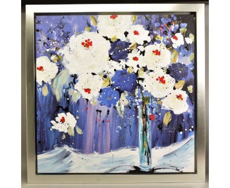 DANIELLE O'CONNOR  AKIYAMA (CANADIAN 1957) 'BEAUTY'  a limited edition print of blossoms 101/195 signe, lower right, with cer