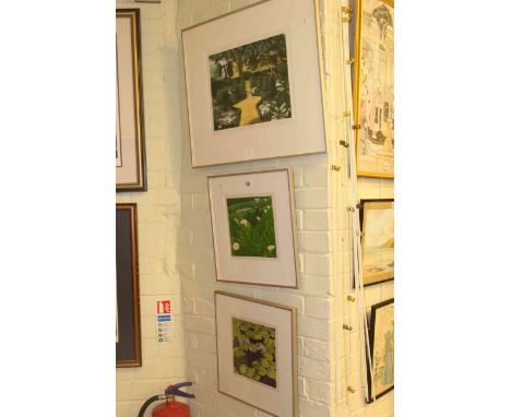 David Suff, Three limited edition prints, all signed in the margin