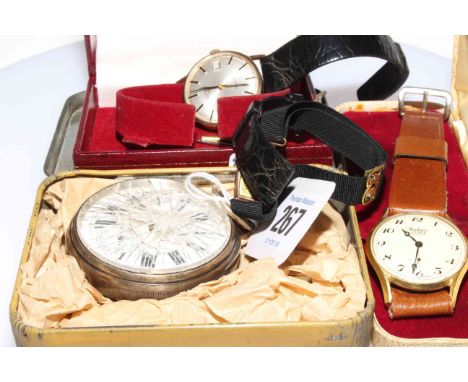 Silver pocket watch, Tymo gold wristwatch, Rotary and Betima watches (4)