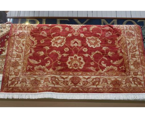 Ziegler carpet with a red ground 2.80 by 2.00