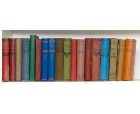 Burroughs (Edgar Rice) The Warlord of Mars, hinge reinforced, Chicago, 1919; Tarzan and the Foreign Legion, biro writing on f