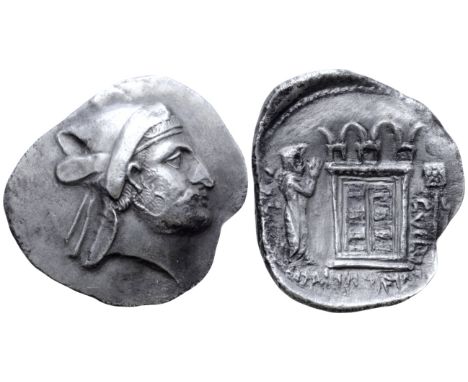 Kings of Persis, Bayd?d (Bagadat) AR Tetradrachm. Istakhr (Persepolis), circa early 3rd century BC. Head right, wearing kyrba