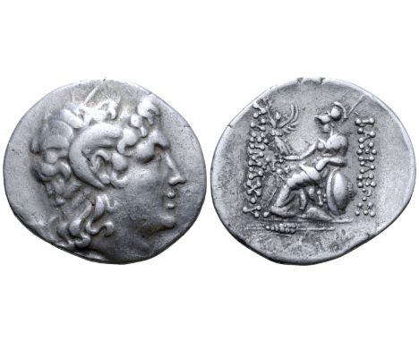 Bithynia, Kalchedon AR Tetradrachm. Circa 220 BC. In the name and types of Lysimachos of Thrace. Diademed head of the deified