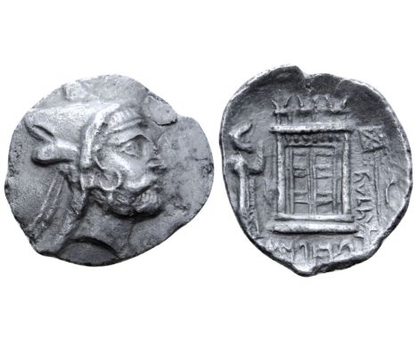 Kings of Persis, Bayd?d (Bagadat) AR Drachm. Istakhr (Persepolis), circa early 3rd century BC. Head right, wearing kyrbasia w