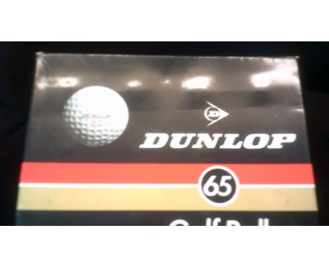 Vintage Golf Balls-Dunlop 'New' 65, 12 in original box