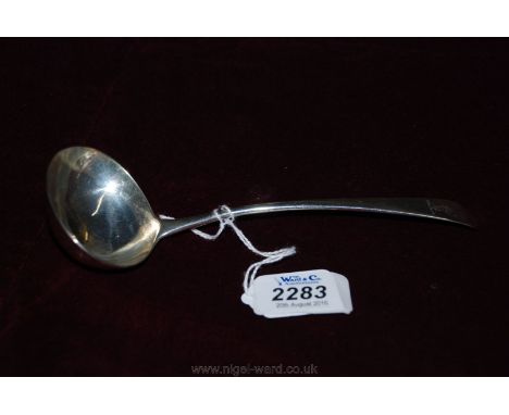 A Georgian Silver Ladle